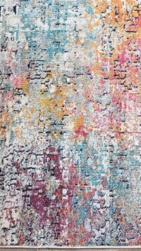NOWOCZESNY DYWAN ABSTRAKCYJNY do salonu biura pokoju SAFAVIEH MADISON kolorowy MAZY 160x230 cm - obrazek 3