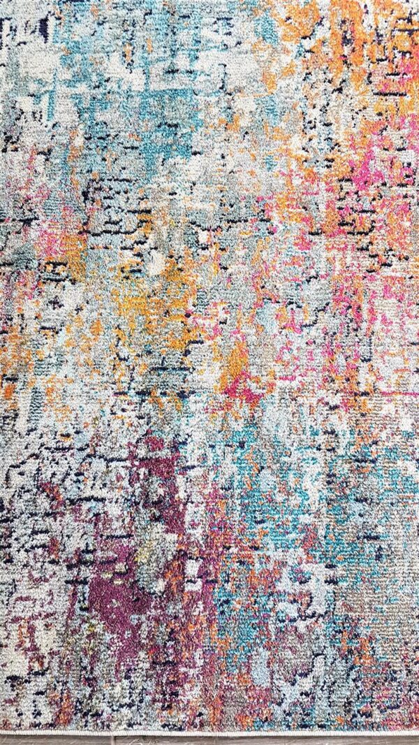 NOWOCZESNY DYWAN ABSTRAKCYJNY do salonu biura pokoju SAFAVIEH MADISON kolorowy MAZY 160x230 cm - obrazek 3