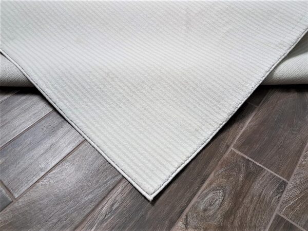 ELEGANCKI PONADCZASOWY BELGIJSKI DYWAN POKOJOWY kremowy ecru prążki 200x290 cm - obrazek 9