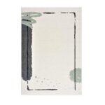 NOWOCZESNY MINIMALISTYCZNY ABSTRAKCYJNY dywan pokojowy ARTIST kremowy kolorowy 160x230 cm
