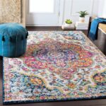 NOWOCZESNY DYWAN ORIENTALNY PERSKI W POSTARZANYM STYLU VINTAGE do salonu biura  kolorowy 120x170 cm