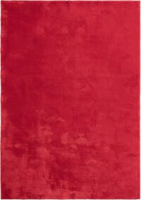 NOWOCZESNY PRZYTULNY GŁADKI MIĘKKI DYWAN DO SALONU jednokolorowy czerwony DINARSU LOFT 120x170 cm - obrazek 7
