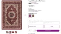 KLASYCZNY TRADYCYJNY ORIETNALNY DYWAN DO SALONU BIURA bordowy kremowy beżowy TIBET 160x230 cm - obrazek 13