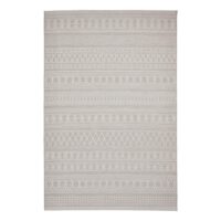 NOWOCZESNY BELGIJSKI DWUPOZIOMOWY DYWAN SZNURKOWY kremowy beżowy etniczny boho NYLAND 200x290 cm - obrazek 4