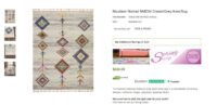 ETNICZNY PLEMIENNY DYWAN NOWOCZESNY Z FRĘDZLAMI kolorowy kremowy szary NOURISON NOMAD 200x290 cm - obrazek 17