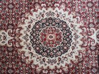KLASYCZNY TRADYCYJNY ORIETNALNY DYWAN DO SALONU BIURA bordowy kremowy beżowy TIBET 160x230 cm - obrazek 9