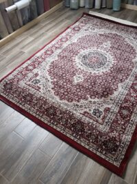 KLASYCZNY TRADYCYJNY ORIETNALNY DYWAN DO SALONU BIURA bordowy kremowy beżowy TIBET 160x230 cm - obrazek 11