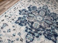 ORIENTALNY BAROKOWY DYWAN POKOJOWY medalion mandala SAFAVIEH MADISON granatowy szary 200x300 cm - obrazek 10