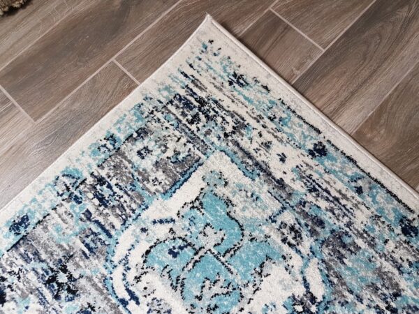 ORIENTALNY BAROKOWY DYWAN POKOJOWY medalion mandala SAFAVIEH MADISON granatowy szary 200x300 cm - obrazek 11