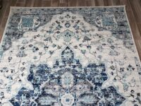 ORIENTALNY BAROKOWY DYWAN POKOJOWY medalion mandala SAFAVIEH MADISON granatowy szary 200x300 cm - obrazek 12