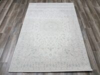 ELEGANCKI ORIENTALNY PERSKI KLASYCZNY DYWAN DO SALONU w stylu vintage BALTA OPUS kremowy ecru turkusowy 140x200 cm - obrazek 9