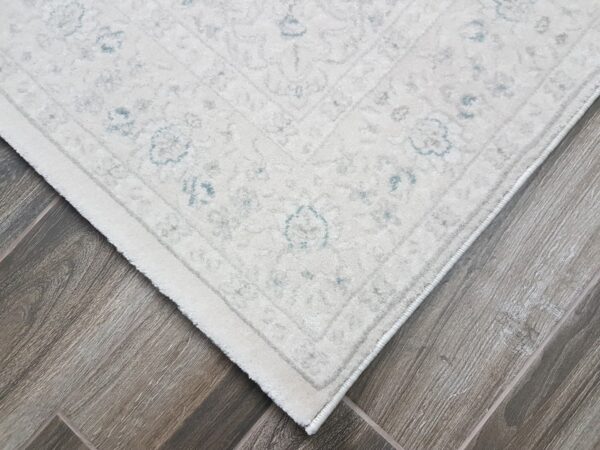ELEGANCKI ORIENTALNY PERSKI KLASYCZNY DYWAN DO SALONU w stylu vintage BALTA OPUS kremowy ecru turkusowy 140x200 cm - obrazek 3