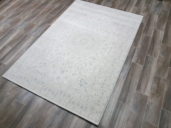 ELEGANCKI ORIENTALNY PERSKI KLASYCZNY DYWAN DO SALONU w stylu vintage BALTA OPUS kremowy ecru turkusowy 140x200 cm - obrazek 11