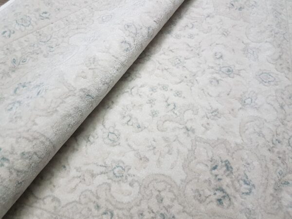 ELEGANCKI ORIENTALNY PERSKI KLASYCZNY DYWAN DO SALONU w stylu vintage BALTA OPUS kremowy ecru turkusowy 140x200 cm - obrazek 14