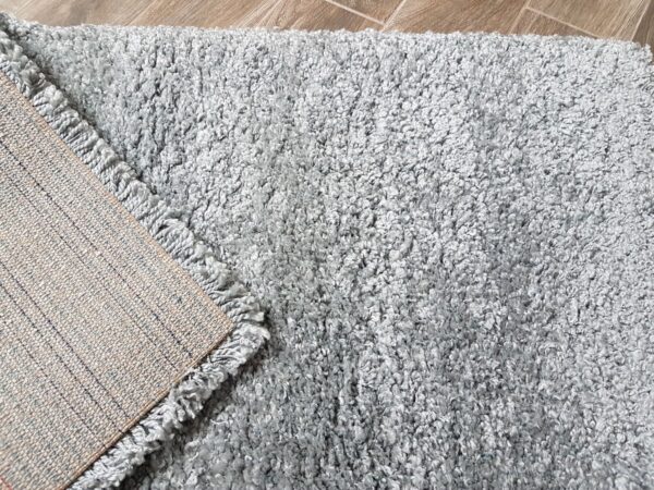 NOWOCZESNY BARDZO PUSZYSTY DYWANIK POKOJOWY szary stalowy BALTA LUXURY SHAGGY GREY 80x150 cm - obrazek 9