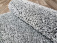 NOWOCZESNY BARDZO PUSZYSTY DYWANIK POKOJOWY szary stalowy BALTA LUXURY SHAGGY GREY 80x150 cm - obrazek 8
