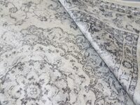 ORIENTALNY KLASYCZNY PERSKI WISKOZOWY Dywan do salonu SAFAVIEH ATLAS szary kremowy 183x274 cm - obrazek 9