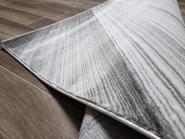 NOWOCZESNY MINIMALISTYCZNY ABSTRAKCYJNY dywan pokojowy szary srebrny CARPET COTY NOA 120x170 cm - obrazek 11
