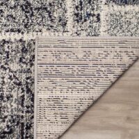NOWOCZESNY DYWAN POKOJOWY w stylu Boho Chic szary granatowy wielokolorowy SAFAVIEH MONACO MNC216G 160x230 cm - obrazek 5