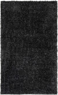 NOWOCZESNY GŁADKI DYWAN DO SALONU szary ciemnoszary grafitowy antracytowy SAFAVIEH AUGUST CHARCOAL 200x300 cm - obrazek 5