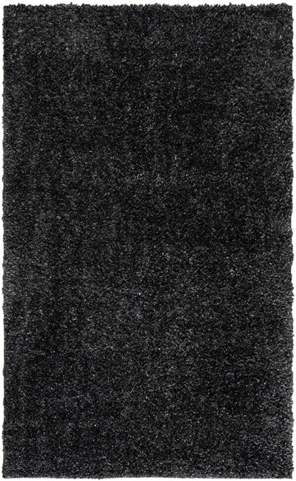 NOWOCZESNY GŁADKI DYWAN DO SALONU szary ciemnoszary grafitowy antracytowy SAFAVIEH AUGUST CHARCOAL 200x300 cm - obrazek 5