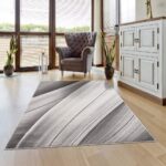 NOWOCZESNY MINIMALISTYCZNY ABSTRAKCYJNY dywan pokojowy szary srebrny CARPET COTY NOA 120x170 cm