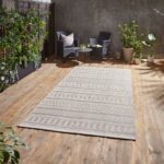 NOWOCZESNY BELGIJSKI DWUPOZIOMOWY DYWAN SZNURKOWY kremowy beżowy etniczny boho NYLAND 200x290 cm