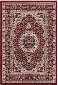 KLASYCZNY TRADYCYJNY ORIETNALNY DYWAN DO SALONU BIURA bordowy kremowy beżowy TIBET 160x230 cm - obrazek 2