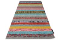 NATURALNY DYWAN BAWEŁNIANY ręcznie tkany kolorowy geometryczny BAKERO SAFFRON 66 120x170 cm - obrazek 15
