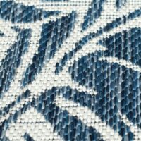 NOWOCZESNY DYWAN SZNURKOWY wewnętrzny zewnętrzny liście niebieski granatowy szary CARPET CITY OUTDOOR 160x230 cm - obrazek 12
