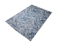 NOWOCZESNY DYWAN SZNURKOWY wewnętrzny zewnętrzny liście niebieski granatowy szary CARPET CITY OUTDOOR 160x230 cm - obrazek 10