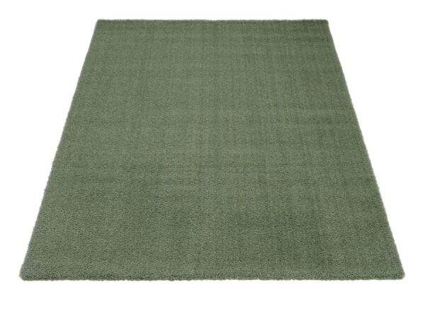 NOWOCZESNY PUSZYSTY DYWAN z długim włosiem zielony oliwkowy OCI SOFT DREAM 779 OLIV 240x290 cm - obrazek 6