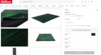 NOWOCZESY LUKSUSOWY LIFESTYLOWY DYWAN SHAGGY butelkowa zieleń zielony ciemnozielony TOM TAILOR COZY UNI GREEN 140x200 cm - obrazek 12