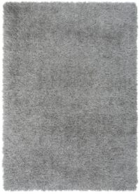 NOWOCZESNY GŁADKI LŚNIĄCY ELEGANCKI DYWAN SHAGGY PREMIUM DO SALONU srebrny szary WELL WOVEN KUKI SILVER 160x220 cm - obrazek 7
