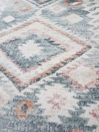 NOWOCZESNY ETNICZNY DYWAN KOLOROWY PASTELOWY chodnik biegacz bieżnik w stylu boho KUKOON RUGS ABELLA 70x240 cm - obrazek 4
