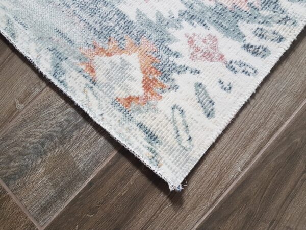 NOWOCZESNY ETNICZNY DYWAN KOLOROWY PASTELOWY chodnik biegacz bieżnik w stylu boho KUKOON RUGS ABELLA 70x240 cm - obrazek 8