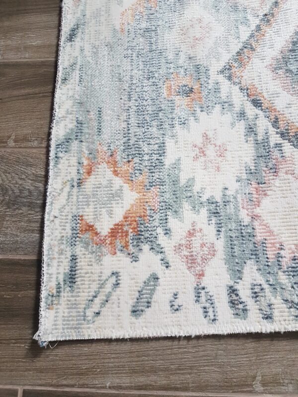 NOWOCZESNY ETNICZNY DYWAN KOLOROWY PASTELOWY chodnik biegacz bieżnik w stylu boho KUKOON RUGS ABELLA 70x240 cm - obrazek 9