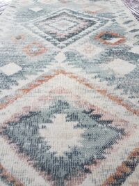 NOWOCZESNY ETNICZNY DYWAN KOLOROWY PASTELOWY chodnik biegacz bieżnik w stylu boho KUKOON RUGS ABELLA 70x240 cm - obrazek 10