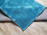 NOWOCZESY LUKSUSOWY LIFESTYLOWY DYWAN SHAGGY niebieski turkusowy granatowy benzyna ESPRIT HOME LOFT PETROL BLUE 160x230 cm - obrazek 10