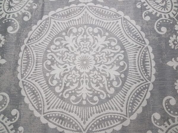 ORIENTALNY DYWAN SZNURKOWY MEDALION wewnętrzny zewnętrzny na taras szary kremowy BALTA RUGS PAISLEY 160x230 cm - obrazek 6
