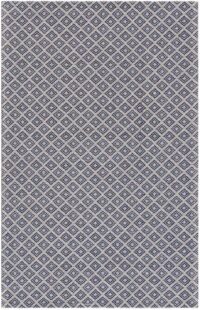 NATURALNY DYWAN BAWEŁNIANY w stylu boho skandi jasny szary niebieski granatowy CARPET CITY COTTON GREY NAVY 130x190 cm - obrazek 3