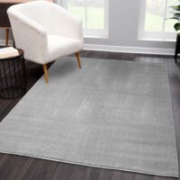 NOWOCZESNY PRZYTULNY PUSZYSTY DYWAN SHAGGY PODŁOGOWY szary srebrny CARPET CITY SOFT SHINE - obrazek 9