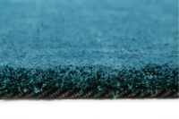 NOWOCZESY LUKSUSOWY LIFESTYLOWY DYWAN SHAGGY niebieski turkusowy granatowy benzyna ESPRIT HOME LOFT PETROL BLUE 160x230 cm - obrazek 2
