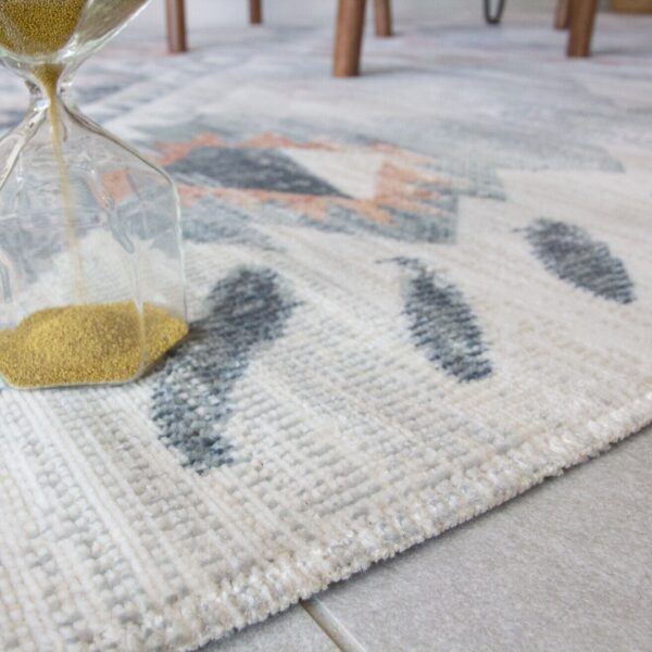 NOWOCZESNY ETNICZNY DYWAN KOLOROWY PASTELOWY chodnik biegacz bieżnik w stylu boho KUKOON RUGS ABELLA 70x240 cm - obrazek 2
