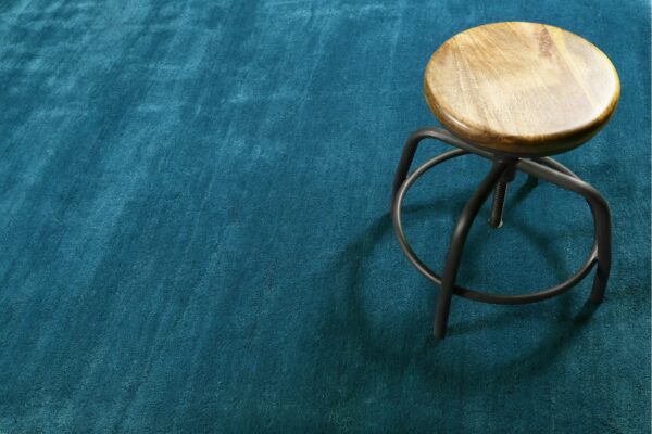 NOWOCZESY LUKSUSOWY LIFESTYLOWY DYWAN SHAGGY niebieski turkusowy granatowy benzyna ESPRIT HOME LOFT PETROL BLUE 160x230 cm - obrazek 4