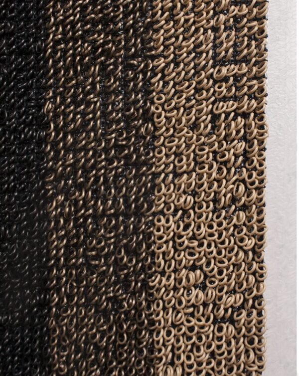 LUKSUSOWY PĘTELKOWY DYWAN WINYLOWY wycieraczka wewnętrzna zewnętrzna w różnej szerokości pasy CHILEWICH MIXED STRIPE LUXE 91x152 cm - obrazek 2