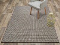 PRZYTULNY TKANY NA PŁASKO DYWAN DO SALONU brązowy beż melanż FLOORDIREKT GRANDEUR 250x300 cm - obrazek 5