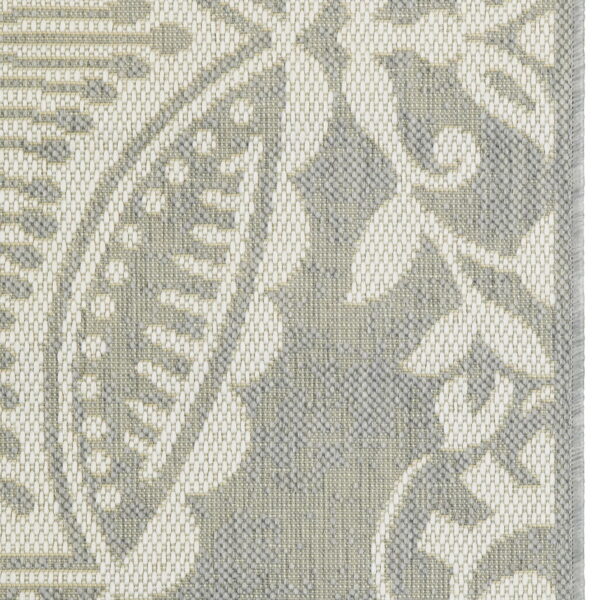 ORIENTALNY DYWAN SZNURKOWY MEDALION wewnętrzny zewnętrzny na taras szary kremowy BALTA RUGS PAISLEY 160x230 cm - obrazek 12