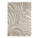 PUSZYSTY DYWAN Z DŁUGIM WŁOSIEM wzór zebry kremowy beżowy szczególnie miękki MINT RUGS ALLURE DESERT 120x170 cm