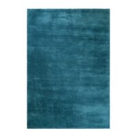 NOWOCZESY LUKSUSOWY LIFESTYLOWY DYWAN SHAGGY niebieski turkusowy granatowy benzyna ESPRIT HOME LOFT PETROL BLUE 160x230 cm